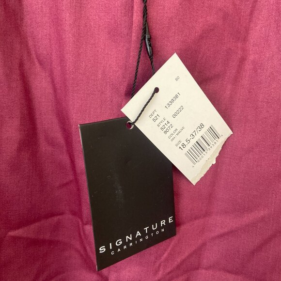 BNWT Signature Carrington Non Iron Dress Shirt - Picture 2 of 5